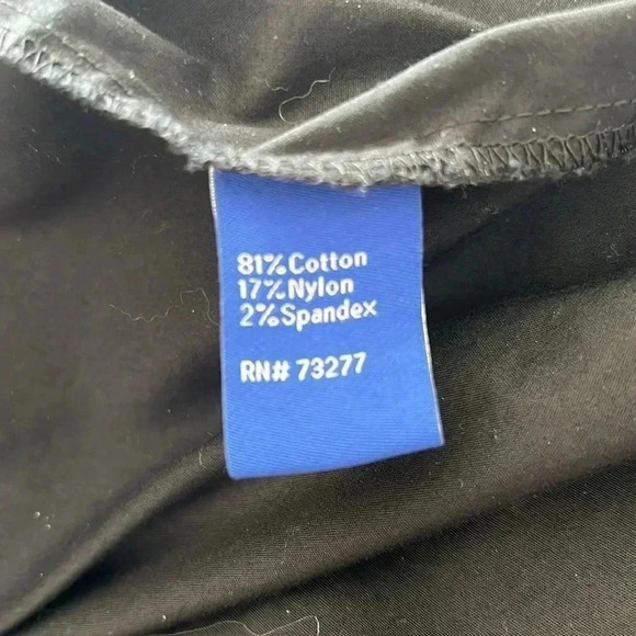 Apt. 9 Women’s Jet Black Button Down Long Sleeve Blouse Size XL - Picture 8 of 9